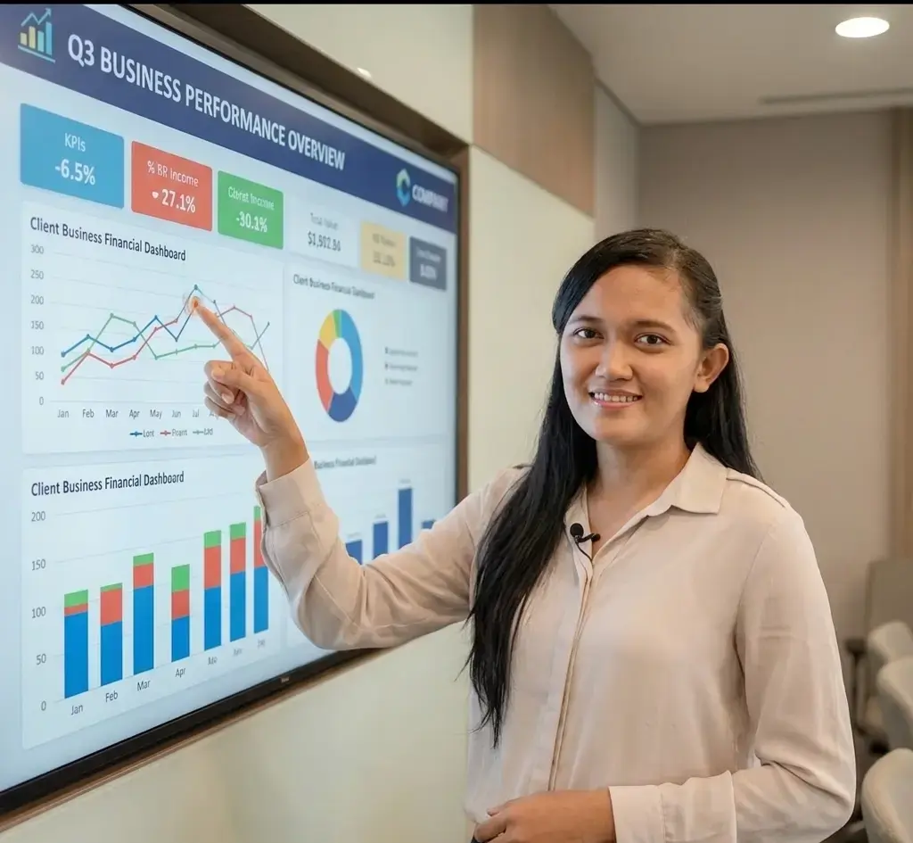 Real-time financial dashboard